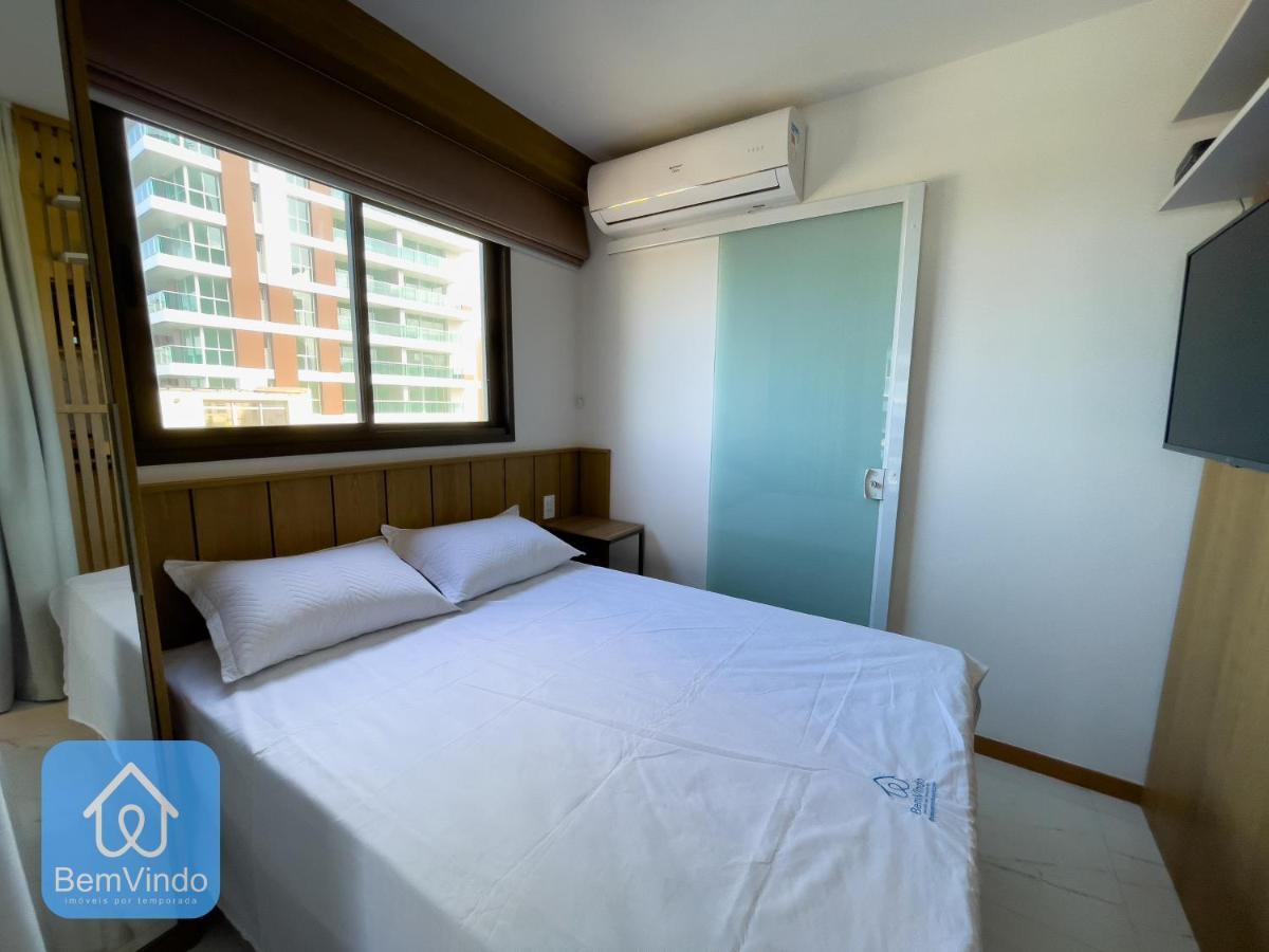 Apartamento com linda vista mar no Smart Barra 2 Salvador Exterior foto