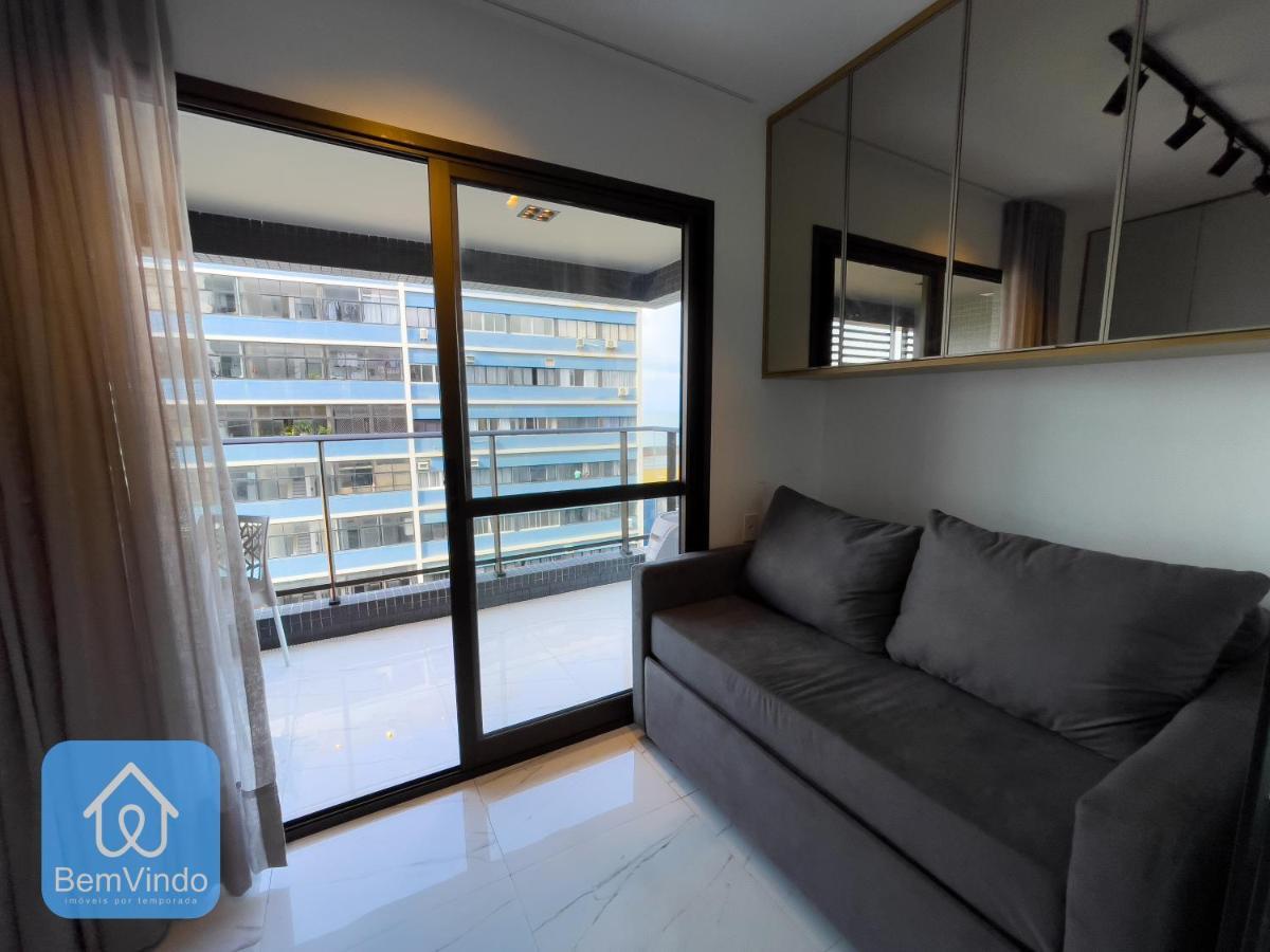 Apartamento com linda vista mar no Smart Barra 2 Salvador Exterior foto